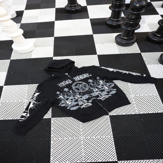 Chess Match Zip-Up Hoodie